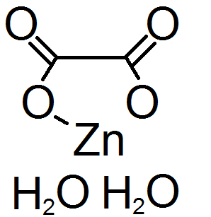 Zinc Oxalate Chemical Structure